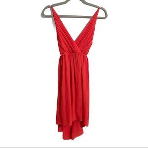 Alice + Olivia Pleated 100% Silk Dress